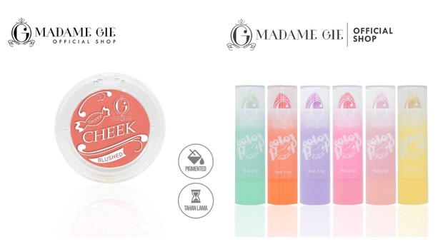 Gunakan perona pipi dan bibir untuk mempermanis tampilan makeup | Foto: instagram/madame.gie Gunakan perona pipi dan bibir untuk mempermanis tampilan makeup | Foto: instagram/madame.gie