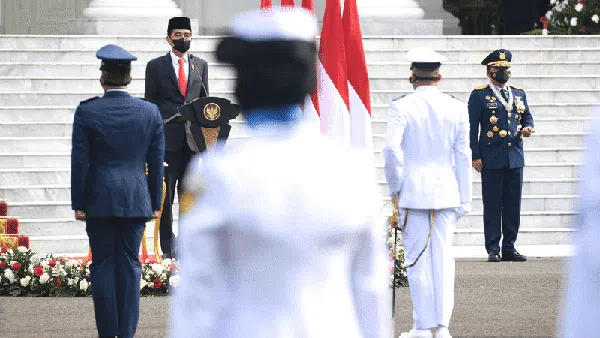 Upacara HUT TNI Ke-76 Digelar Serentak