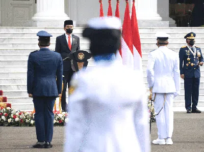 Upacara HUT TNI Ke-76 Digelar Serentak