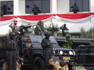 Kopassus Peringati HUT Ke 76 TNI