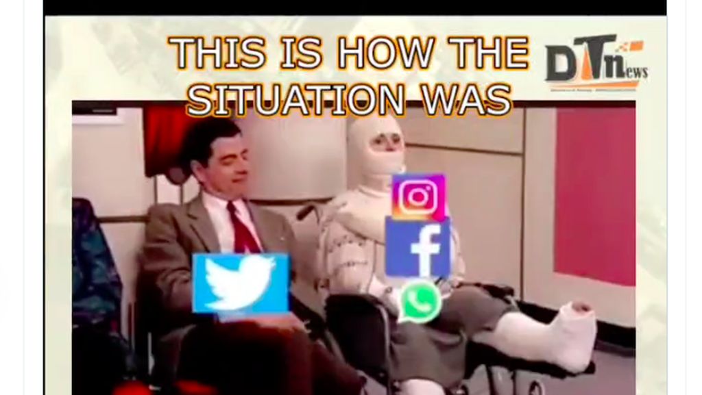 Meme Lucu WhatsApp dan Instagram Tumbang Lama Banget