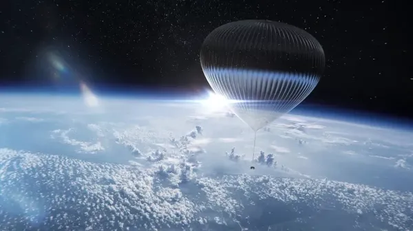 Mantap Pol! Naik Balon Udara ke Luar Angkasa