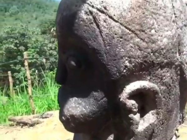 Penampakan Patung Kuno yang Diiringi Petani Kesurupan di Labura