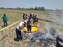 Nasib Terduga Maling Motor, Belum Beraksi Sudah Tewas Duluan Dibakar Massa