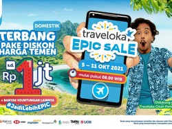 Promo Spesial Tiket Pesawat di Traveloka EPIC Sale, Yuk Diborong!