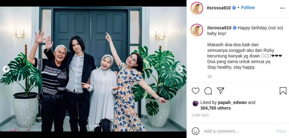 Rossa dan Rizky Langit Ramadhan