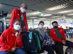 Tim Bulutangkis RI Tiba di Denmark dalam Kondisi Sehat