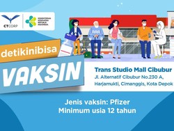 Masih Bisa Daftar! Vaksin Pfizer Ada di Trans Studio Mall Cibubur