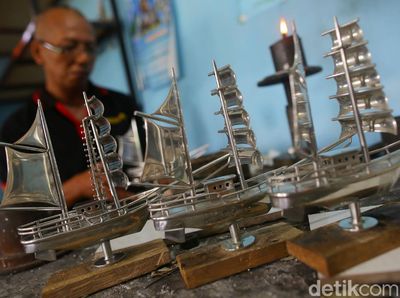 Kerajinan Timah Asal Babel Ini Ada yang Dijual Sampai Rp 20 Juta