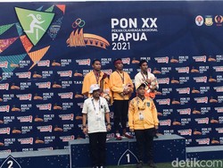 Lalu Zohri Segel Emas Lari 100 M PON Papua