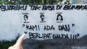 Mural-Grafiti Bernada Kritikan Muncul di Klaten, Ini Wujudnya