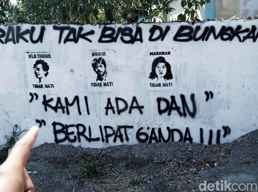 Mural-Grafiti Bernada Kritikan Muncul di Klaten, Ini Wujudnya