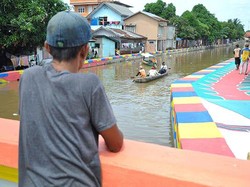 Cantiknya Jalur Pedestrian Sudirman yang Sudah Pindah Lokasi