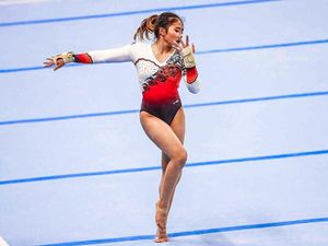 Potret Cantik Atlet Senam yang Bawa Pulang 4 Medali Emas di PON XX Papua Potret Cantik Atlet Senam yang Bawa Pulang 4 Medali Emas di PON XX Papua