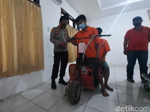 Curi Vespa Mogok Anak Punk di Sumsel, Ronaldo Bersama Kembaran Diciduk