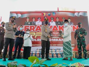 Pesan Kapolda Jatim Saat Tinjau Vaksinasi Santri di Jombang Pesan Kapolda Jatim Saat Tinjau Vaksinasi Santri di Jombang