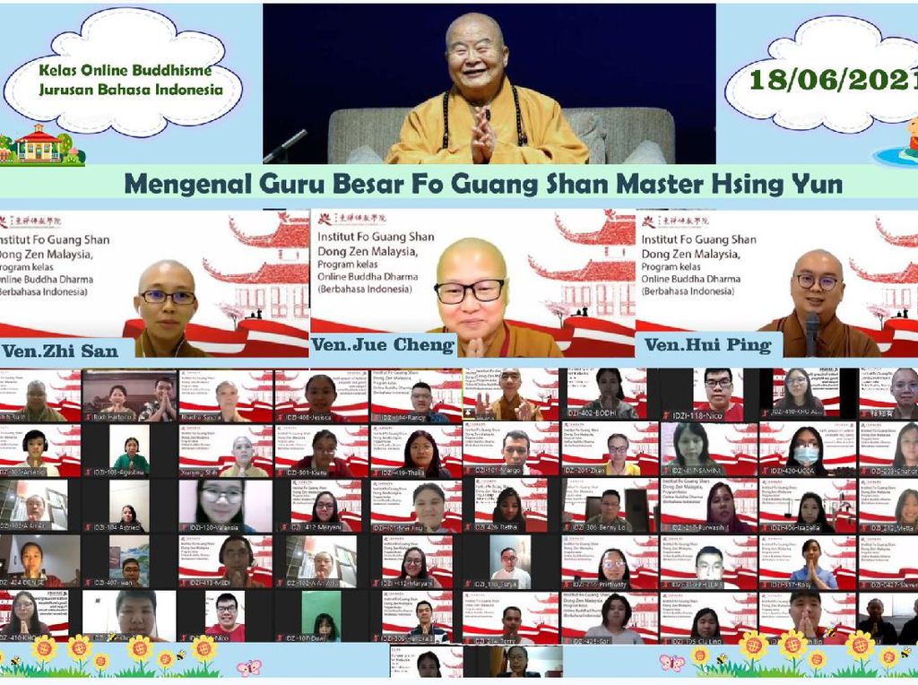 Institut Dong Zen Indonesia Buka Pembelajaran Buddhisme Humanistik