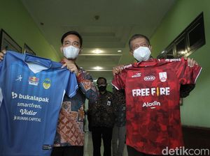 Momen Gibran Temui Walkot Yogya Jelang Laga PSIM Vs Persis