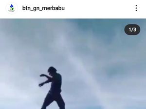 Pendaki Viral Joget di Tugu Puncak Merbabu Dilarang Mendaki 1 Tahun