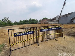 Tak Punya Izin, Pembangunan Perumahan di Kota Mojokerto Disetop Satpol PP