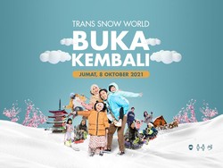 Ayo Liburan! Trans Snow World Dibuka Lagi Besok dengan Prokes Ketat