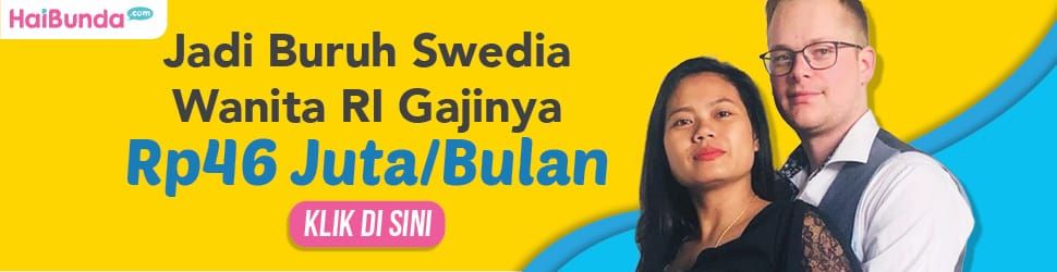 Banner Wanita RI jadi Buruh di Swedia