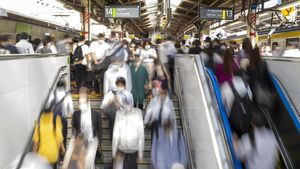 Begini Sibuknya Stasiun di Jepang Usai Diguncang Gempa M 6,1