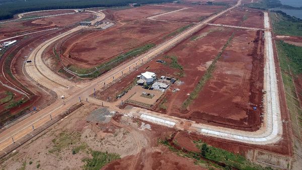 Potret Infrastruktur di KITB Terus Dibangun