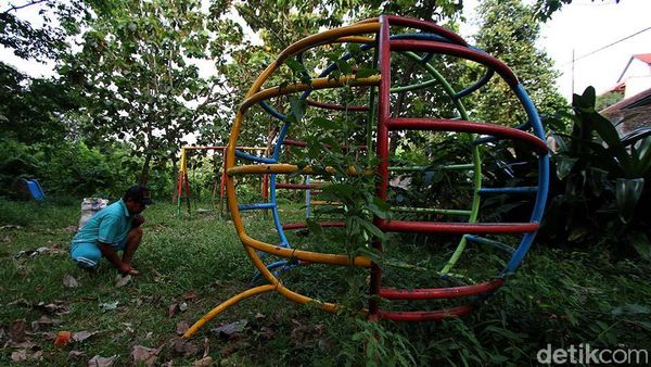 Potret Taman Saras Wigati Solo yang Terabaikan