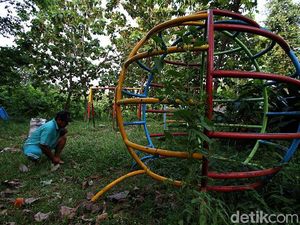 Potret Taman Saras Wigati Solo yang Terabaikan