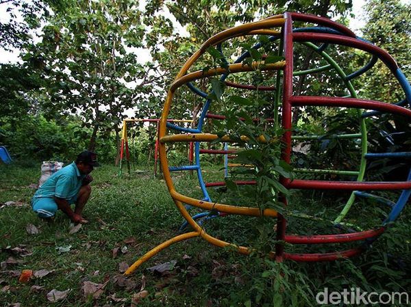 Potret Taman Saras Wigati Solo yang Terabaikan