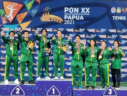 LaNyalla Puji Tim Tenis Jatim Sapu Bersih 7 Emas di PON XX Papua