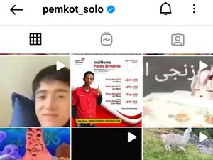 Tampilan Instagram Pemkot Solo Diretas, Unggah Meme Hingga Iklan
