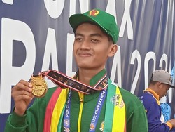Mantap, Arek Lamongan Ananda Rigi Raih Emas untuk Jatim di PON XX