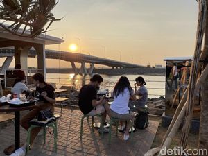 Icip Oyster dan Menikmati Sunset ala Korea di Teluk Jakarta