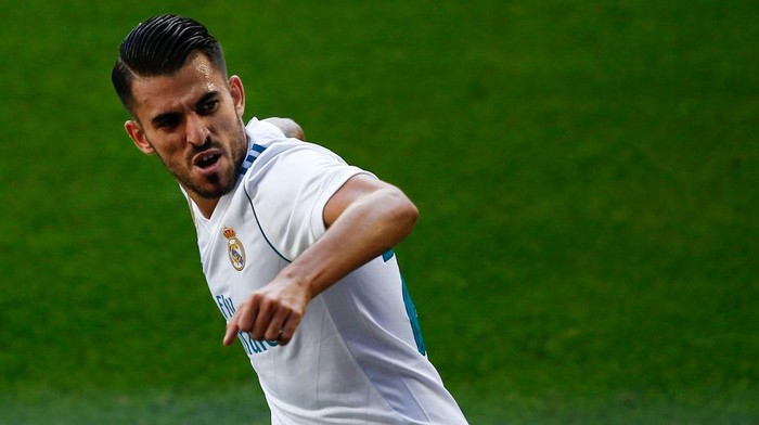 Dani Ceballos VITORIA-GASTEIZ, SPAIN - SEPTEMBER 23: Daniel Ceballos of Real Madrid CF celebrates scoring their opening goal during the La Liga match between Deportivo Alaves and Real Madrid CF at Estadio de Mendizorroza on September 23, 2017 in Vitoria-Gasteiz, Spain. (Photo by Gonzalo Arroyo Moreno/Getty Images)