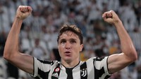 Penyerang sayap Federico Chiesa masuk dalam daftar jualan. Pemain berusia 26 tahun itu kabarnya mau ditawarkan ke klub-klub Liga Inggris (Getty Images)