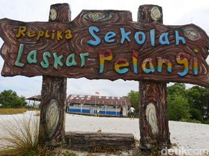 Objek Wisata Replika Sekolah Laskar Pelangi Bak Mati Suri Objek Wisata Replika Sekolah Laskar Pelangi Bak Mati Suri