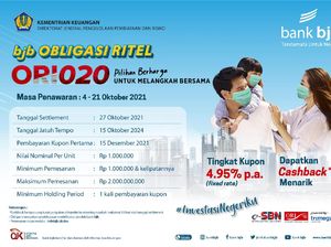 ORI020 Bisa Dibeli Secara Online Lewat bank bjb, Ini Syaratnya!