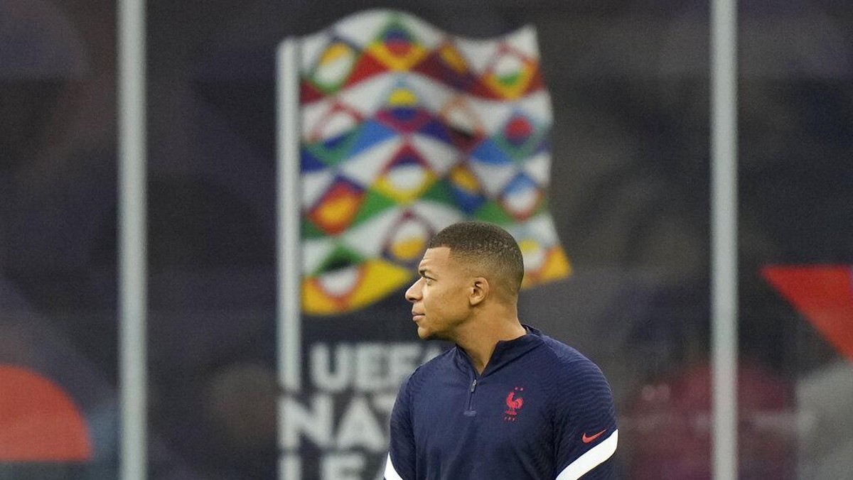 Kylian Mbappe didekati ilegal oleh Real Madrid, PSG ngamuk (AP/Luca Bruno)