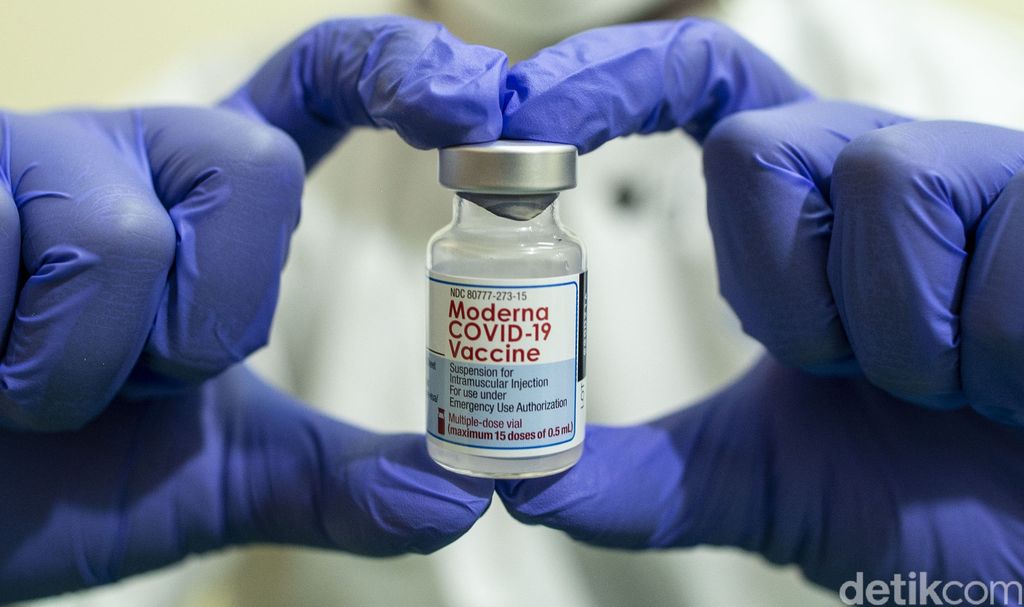Ilustrasi vaksin Moderna