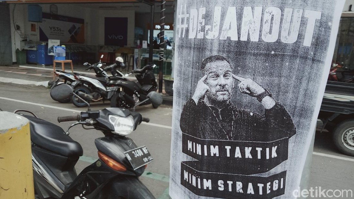 Pendukung PSS Sleman diminta untuk menahan diri. (Foto: detikcom/Achmad Syauqi)