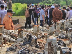 Masjid Sriwijaya Mangkrak Gegara Kasus Korupsi, Besi Tiang Proyek Dicuri