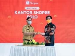 Shopee Buka Kantor di Solo, Gibran: Momentum Bangkit dari Pandemi
