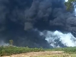 3 Sumur Minyak Ilegal Meledak di Sumsel, 1 Orang Jadi Tersangka