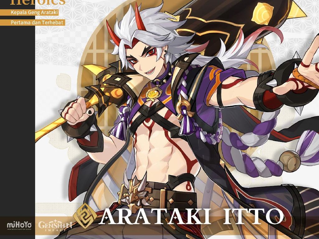 Ada Arataki Itto Genshin Impact, Ini 5 Karakter Game Paling Seksi Ada Arataki Itto Genshin Impact, Ini 5 Karakter Game Paling Seksi