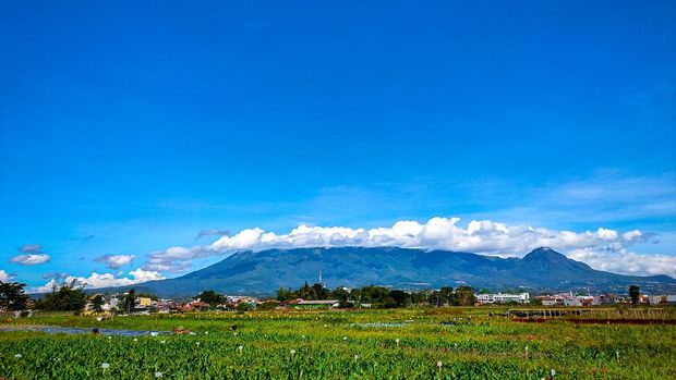 Gunung Kawi The view of mount Kawi from Malang city