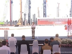 Jokowi Groundbreaking Pembangunan Smelter PT Freeport di Gresik