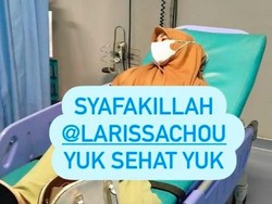 Larissa Chou Dilarikan ke Rumah Sakit, Kenapa?