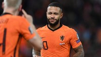 2. Memphis Depay/Belanda. 6 gol dari 5 laga. Foto: AFP/JOHN THYS